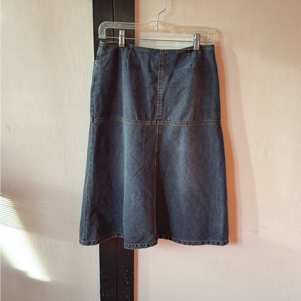Halogen Denim A-Line Knee-Length - Picture 2 of 3